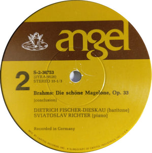 Johannes Brahms, Dietrich Fischer-Dieskau, Sviatoslav Richter : Die Schone Magelone, Op. 33 (LP, Album)