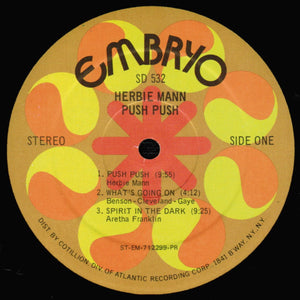 Herbie Mann : Push Push (LP, Album, PR )