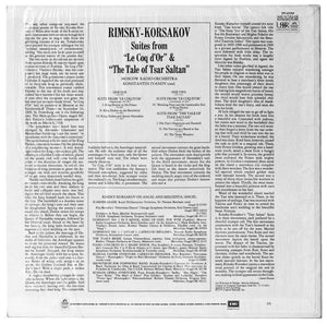 Rimsky-Korsakov* / Moscow Radio Orchestra*, Konstantin Ivanov : Le Coq D'Or - The Tale Of Tsar Saltan Suites (LP, Album)