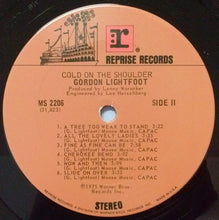 Load image into Gallery viewer, Gordon Lightfoot : Cold On The Shoulder (LP, Album, San)
