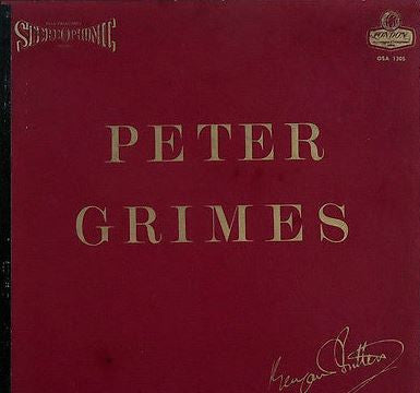 Benjamin Britten : Peter Grimes (3xLP)