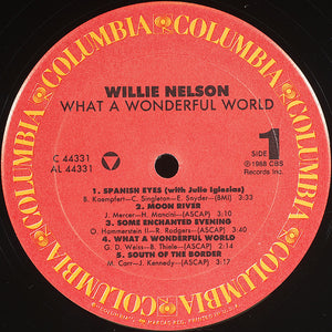 Willie Nelson : What A Wonderful World (LP, Album)