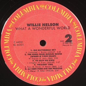 Willie Nelson : What A Wonderful World (LP, Album)