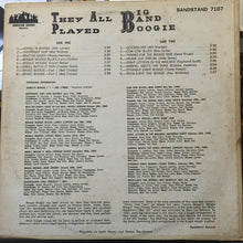 Charger l'image dans la galerie, Various : They All Played Big Band Boogie  (LP, Comp)

