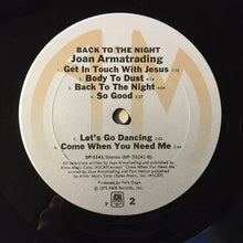 Load image into Gallery viewer, Joan Armatrading : Back To The Night (LP, Album, Ter)
