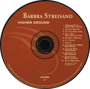 Barbra Streisand : Higher Ground (CD, Album, Pit)