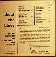 Charger l'image dans la galerie, Julie London : About The Blues (LP, Album, Mono, Cap)
