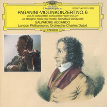 Charger l&#39;image dans la galerie, Paganini*, Salvatore Accardo, London Philharmonic Orchestra, Charles Dutoit : Violinkonzert No. 6 (CD)
