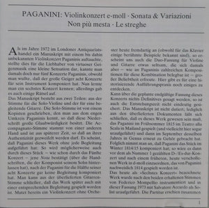 Paganini*, Salvatore Accardo, London Philharmonic Orchestra, Charles Dutoit : Violinkonzert No. 6 (CD)