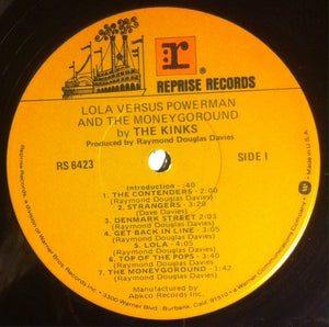 Kinks* : Lola Versus Powerman And The Moneygoround - Part One (LP, Album, RE, Win)