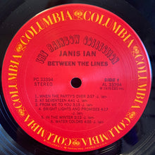 Load image into Gallery viewer, Janis Ian : Between The Lines (LP, Album, San)
