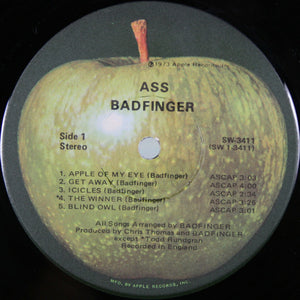 Badfinger : Ass (LP, Album, Win)