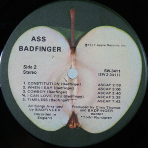 Badfinger : Ass (LP, Album, Win)