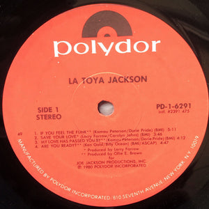 La Toya Jackson : La Toya Jackson (LP, Album, 49)