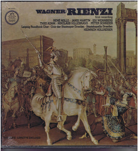 Wagner*, Schreier*, Kollo*, Adam*, Staatskapelle Dresden, Heinrich Hollreiser : Rienzi (5xLP, Quad + Box)