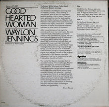 Load image into Gallery viewer, Waylon Jennings : Good Hearted Woman (LP, Album, Ind)
