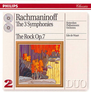 Rachmaninoff*, Edo de Waart, Rotterdam Philharmonic Orchestra* : The 3 Symphonies / The Rock Op. 7 (2xCD, Album)