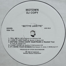 Laden Sie das Bild in den Galerie-Viewer, Bettye Lavette : Tell Me A Lie (LP, Album, Promo)
