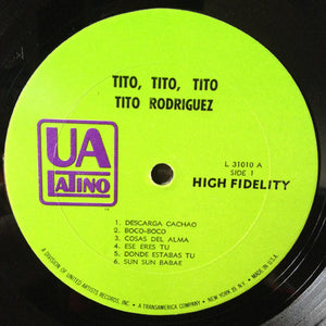 Tito Rodriguez And His Orchestra* : Tito, Tito, Tito (LP, Mono, RP, Hig)