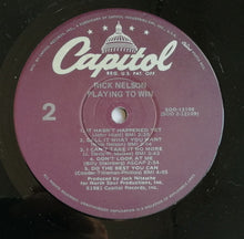 Load image into Gallery viewer, Rick Nelson* : Playing To Win (LP, Album, Jac)
