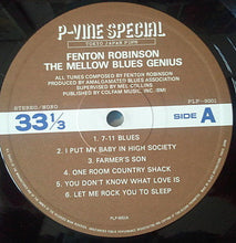 Laden Sie das Bild in den Galerie-Viewer, Fenton Robinson : The Mellow Blues Genius (LP, Comp, Mono)
