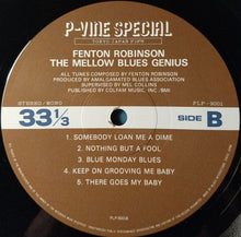 Laden Sie das Bild in den Galerie-Viewer, Fenton Robinson : The Mellow Blues Genius (LP, Comp, Mono)
