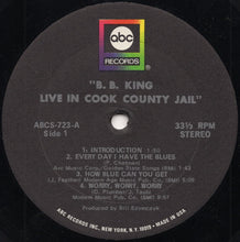 Laden Sie das Bild in den Galerie-Viewer, B.B. King : Live In Cook County Jail (LP, Album, Tex)
