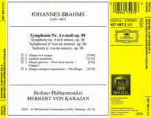 Laden Sie das Bild in den Galerie-Viewer, Brahms*, Berliner Philharmoniker, Herbert von Karajan : Symphonie No. 4 (CD, Album)
