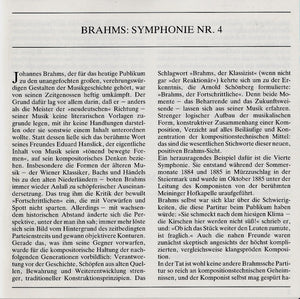 Brahms*, Berliner Philharmoniker, Herbert von Karajan : Symphonie No. 4 (CD, Album)