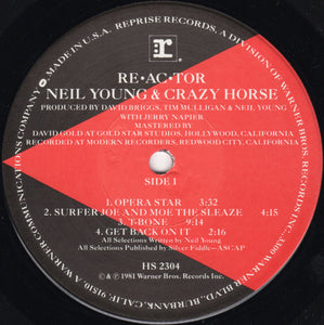 Neil Young & Crazy Horse : Re·ac·tor (LP, Album, Win)
