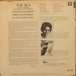 Anita Kerr, Rod McKuen / The San Sebastian Strings : The Sea (LP, Album, Gol)