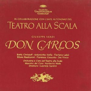 Giuseppe Verdi, Orchestra* E Coro Del Teatro Alla Scala Di Milano*, Gabriele Santini (2) : Don Carlos (4xLP, Mono + Box)