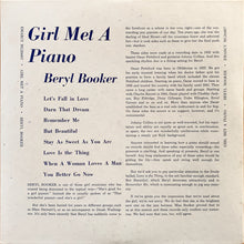 Load image into Gallery viewer, Beryl Booker : A Girl Met A Piano (10", Album)
