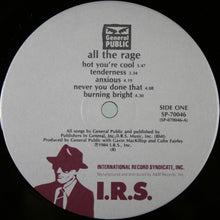 Load image into Gallery viewer, General Public : ...All The Rage (LP, Album, Ind)
