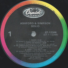 Load image into Gallery viewer, Ashford &amp; Simpson : Solid (LP, Album, Win)
