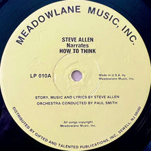 Load image into Gallery viewer, Steve Allen (3) : How To Think (LP, RE)
