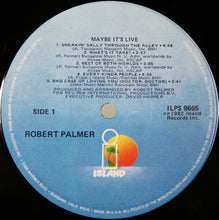 Laden Sie das Bild in den Galerie-Viewer, Robert Palmer : Maybe It's Live (LP, Album)
