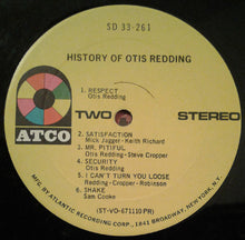 Charger l&#39;image dans la galerie, Otis Redding : History Of Otis Redding (LP, Comp, RE, PR,)
