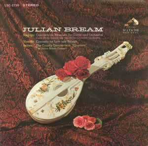 Julian Bream : Concierto De Aranjuez For Guitar And Orchestra / Concerto For Lute And Strings / The Courtly Dances From "Gloriana" (LP, Album, RE)