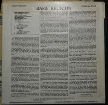 Laden Sie das Bild in den Galerie-Viewer, Paul Quinichette / Buck Clayton / Shad Collins / Jack Washington / Freddie Greene* / Eddie Jones / Jo Jones / Nat Pierce : Basie Reunion (LP, Album, Mono, Dee)
