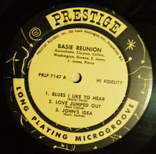 Laden Sie das Bild in den Galerie-Viewer, Paul Quinichette / Buck Clayton / Shad Collins / Jack Washington / Freddie Greene* / Eddie Jones / Jo Jones / Nat Pierce : Basie Reunion (LP, Album, Mono, Dee)
