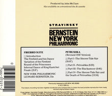Laden Sie das Bild in den Galerie-Viewer, Stravinsky* / Bernstein* / New York Philharmonic : Firebird Suite / Petrushka (Complete) (CD, Album, RE, RM)
