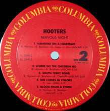 Load image into Gallery viewer, Hooters* : Nervous Night (LP, Album, Car)
