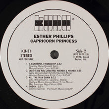 Load image into Gallery viewer, Esther Phillips : Capricorn Princess (LP, Album, Promo)
