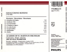 Laden Sie das Bild in den Galerie-Viewer, Rossini* – Academy Of St. Martin-in-the-Fields*, Neville Marriner* : Famous Overtures / Berühmte Ouvertüren (CD, Comp, RM)
