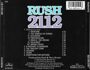 Rush : 2112 (CD, Album, RE, PDO)