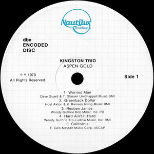 Kingston Trio : Aspen Gold (LP, DBX)