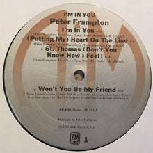 Laden Sie das Bild in den Galerie-Viewer, Peter Frampton : I'm In You (LP, Album, San)
