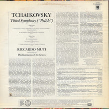 Charger l&#39;image dans la galerie, Tchaikovsky* / Philharmonia Orchestra, Riccardo Muti : Symphony No. 3 in D [&quot;Polish&quot;] (LP, Quad)
