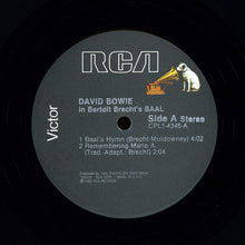 Laden Sie das Bild in den Galerie-Viewer, David Bowie : David Bowie In Bertolt Brecht's Baal (12", EP)

